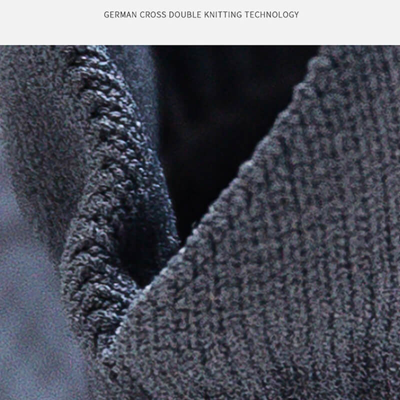 Close-up of thin anti-slip breathable sports socks with German cross double knitting technology, showcasing texture and detail.