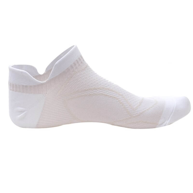 Thin anti-slip breathable unisex sports sock, designed for running, showcasing lightweight comfort and mesh design in a side view.