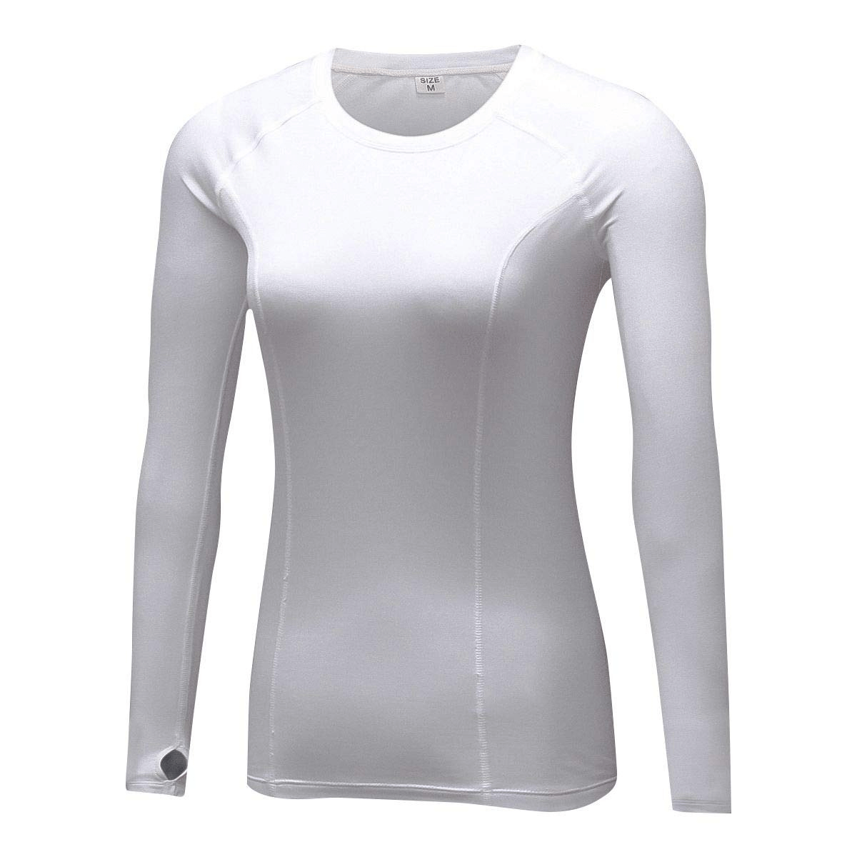 Thumb Hole Design Running Warm Top / Compression Women's Fitness Clothes - SF0057