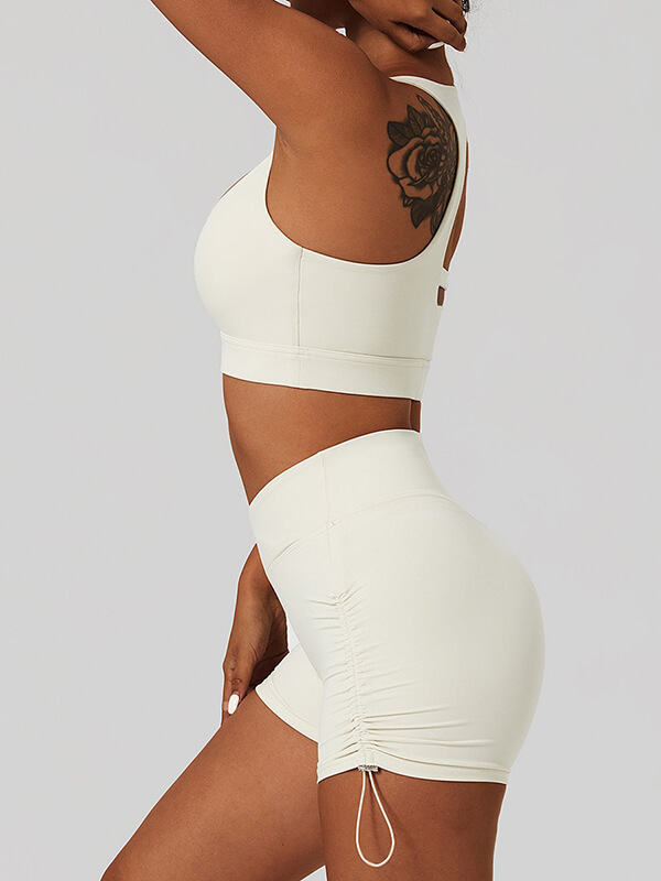 Soutien-gorge de yoga de sport élastique serré avec coussinet de poitrine amovible - SPF1227 
