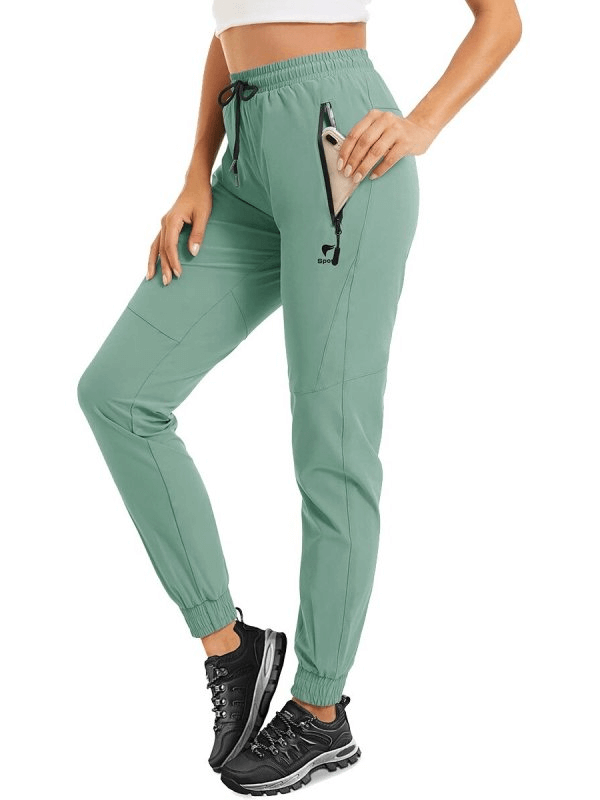 Pantalon de voyage à séchage rapide pour femme avec poches zippées - SPF0134 