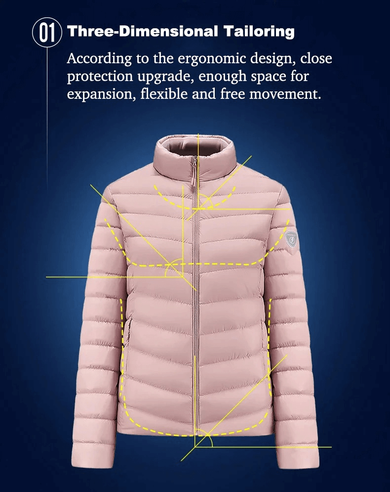 Ultraleichte, winddichte, warme Daunenjacke für Damen – SF0161 