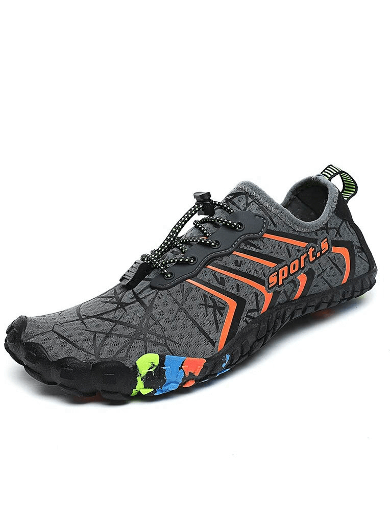 Unisex Breathable Non-Slip Water Shoes with Elastic Drawstring - SF0515