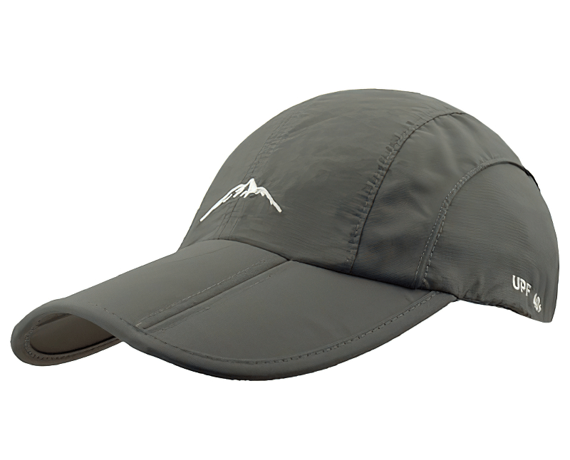 Unisex Foldable Waterproof Outdoor Sports Baseball Cap SF0906, casual style with adjustable strap, nylon material, perfect for active lifestyle.