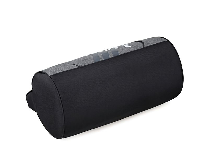 Gray Unisex Hiking Sports Bag SF0783 with sturdy nylon and belt, perfect for outdoor adventures.