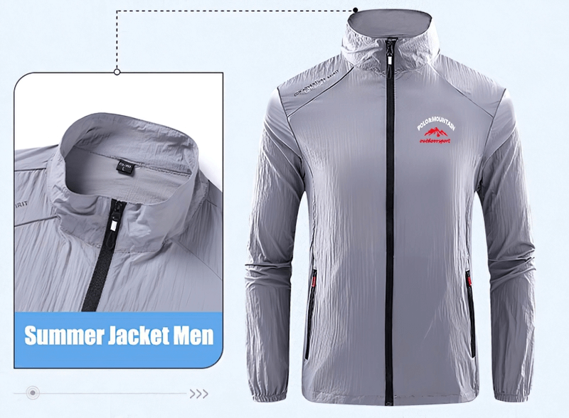 UPF 50+ UV-Sonnenschutz-Windjacke / ultraleichte Sport-Oberbekleidung – SF0586 