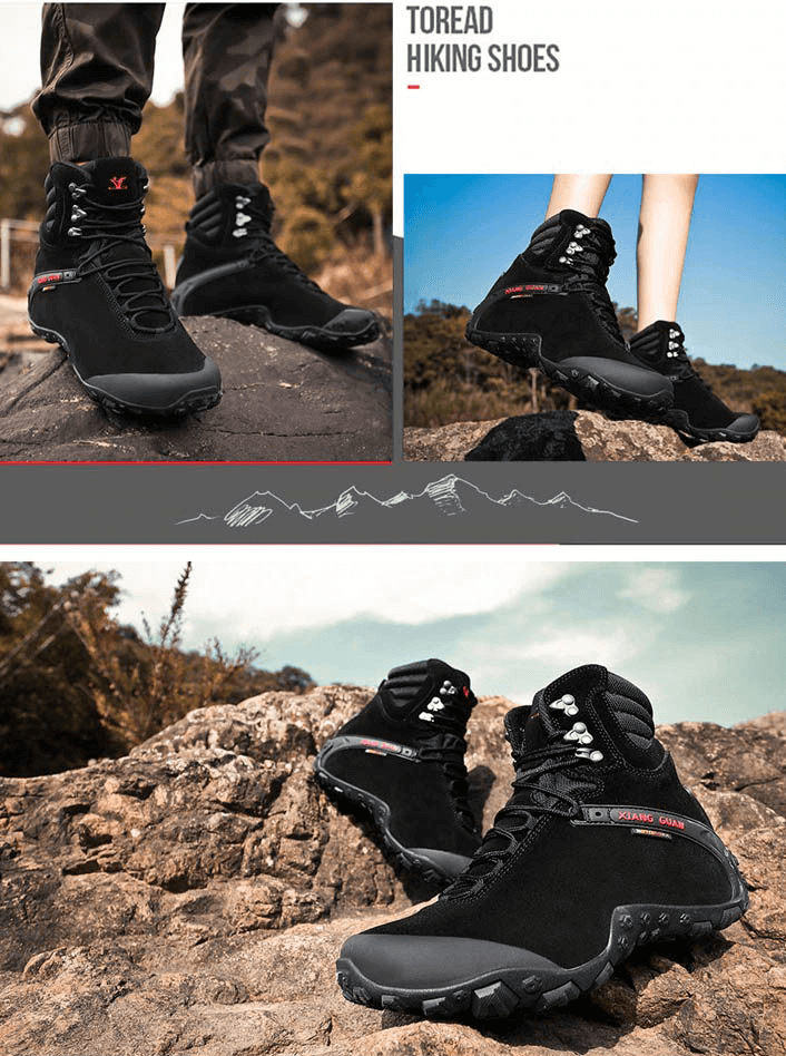 Chaussures de sport de plein air chaudes/bottes de randonnée à lacets hautes - SPF0346 