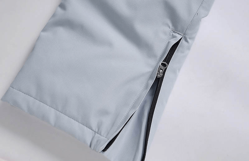 Warm waterproof snowboarding pants with zipper - perfect for skiing and winter sports. Unisex, durable, and stylish outerwear SF0947.