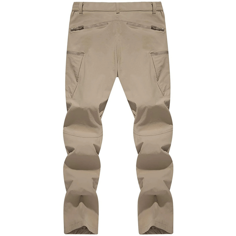 Pantalon de pêche léger résistant à l'eau avec poches zippées - SPF0393 