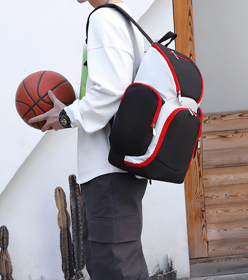Waterproof Lightweight Large Capacity Football Backpack - SF0870