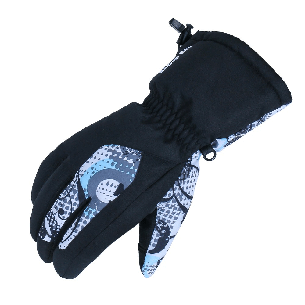 Gants de ski de cyclisme imperméables à membrane TPU avec boucles anti-perte - SPF0617 