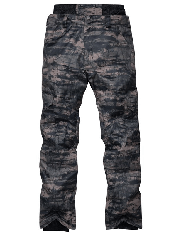 Men's waterproof windproof insulated sports pants SF0733 in a stylish camo design, ideal for winter sports.