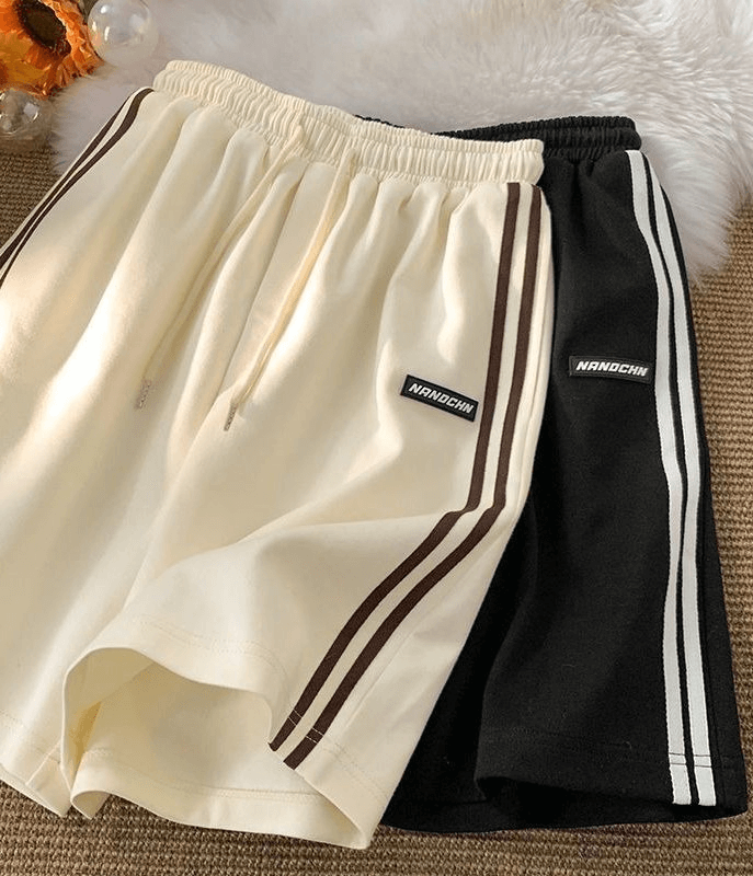 Wide Sport Casual Women's Shorts with Elastic - SF0195