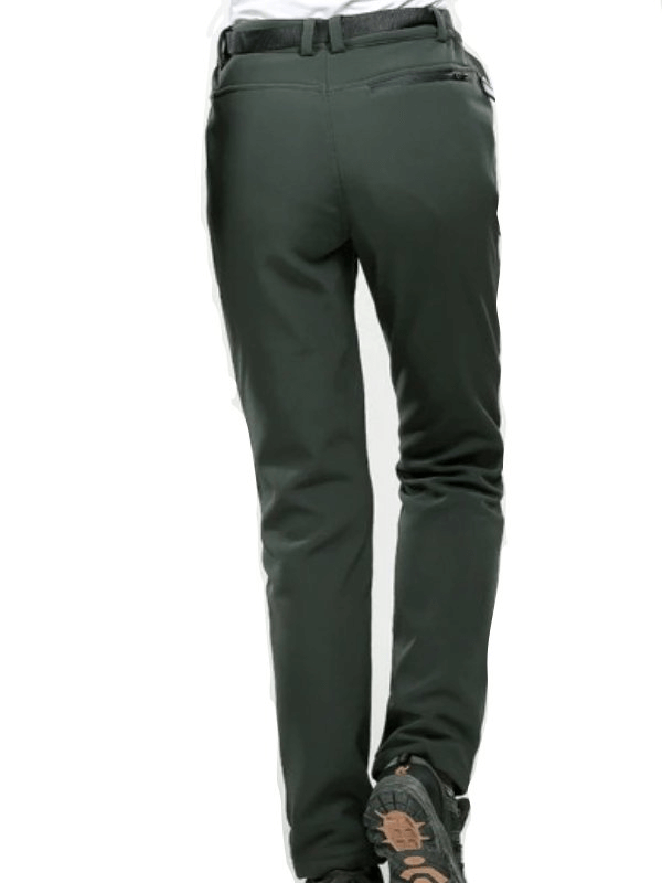 Pantalon de randonnée coupe-vent imperméable en polaire pour femme - SPF0223 