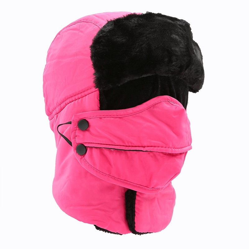 Winter Windproof Mountain Ski Cap Earflap Unisex with Closed Neck - SF0953