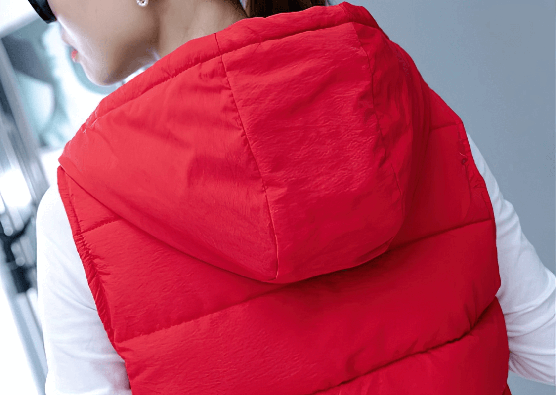Gilet en duvet pour femme avec poches zippées - SPF0132 
