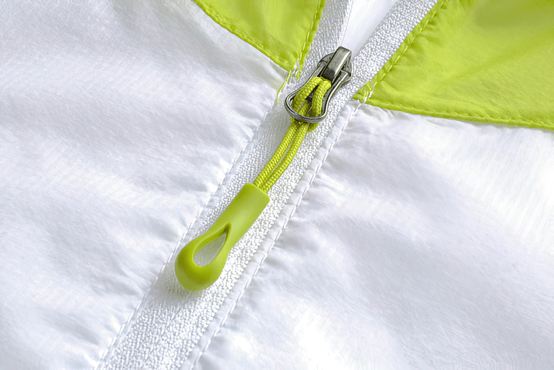 Veste légère de randonnée pour femme avec fermeture éclair / veste imperméable à séchage rapide - SPF0007 