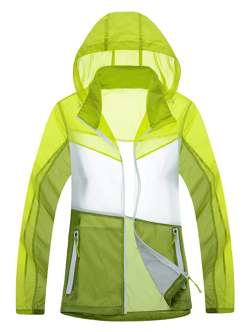 Leichte Wanderjacke für Damen mit Reißverschluss / wasserdichte, schnell trocknende Jacke – SF0007