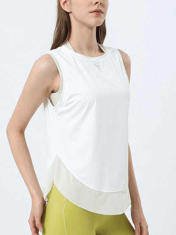 T-shirt de sport sans manches léger à séchage rapide pour femme - SPF1054 