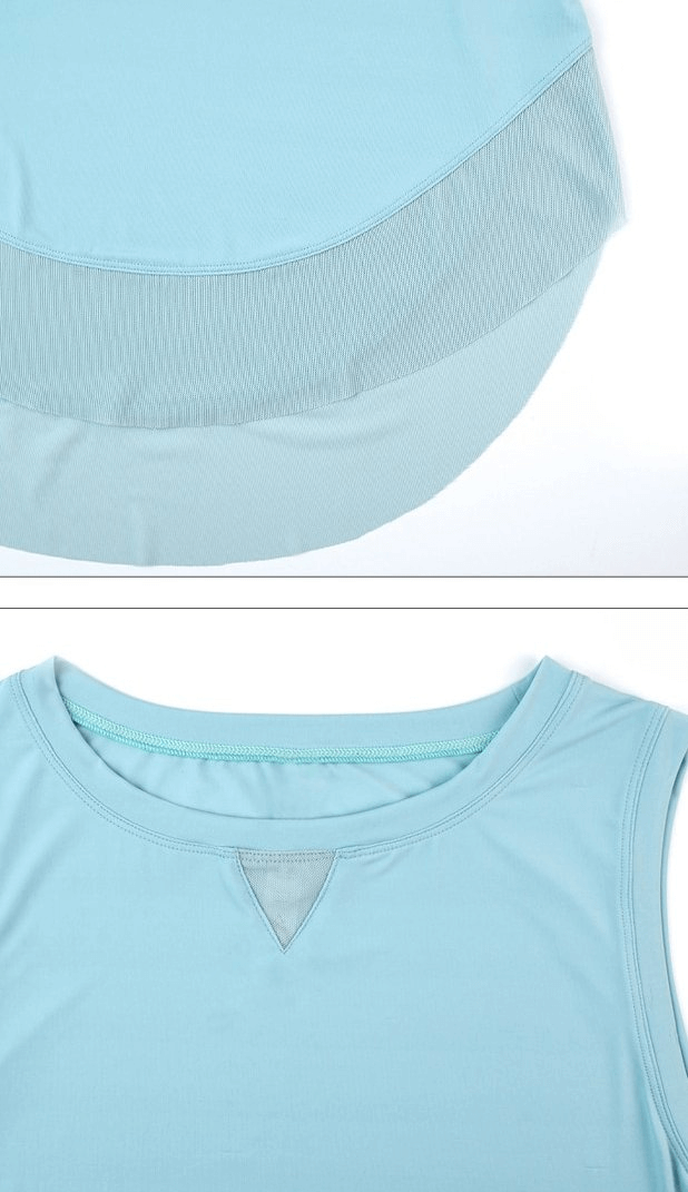 T-shirt de sport sans manches léger à séchage rapide pour femme - SPF1054 
