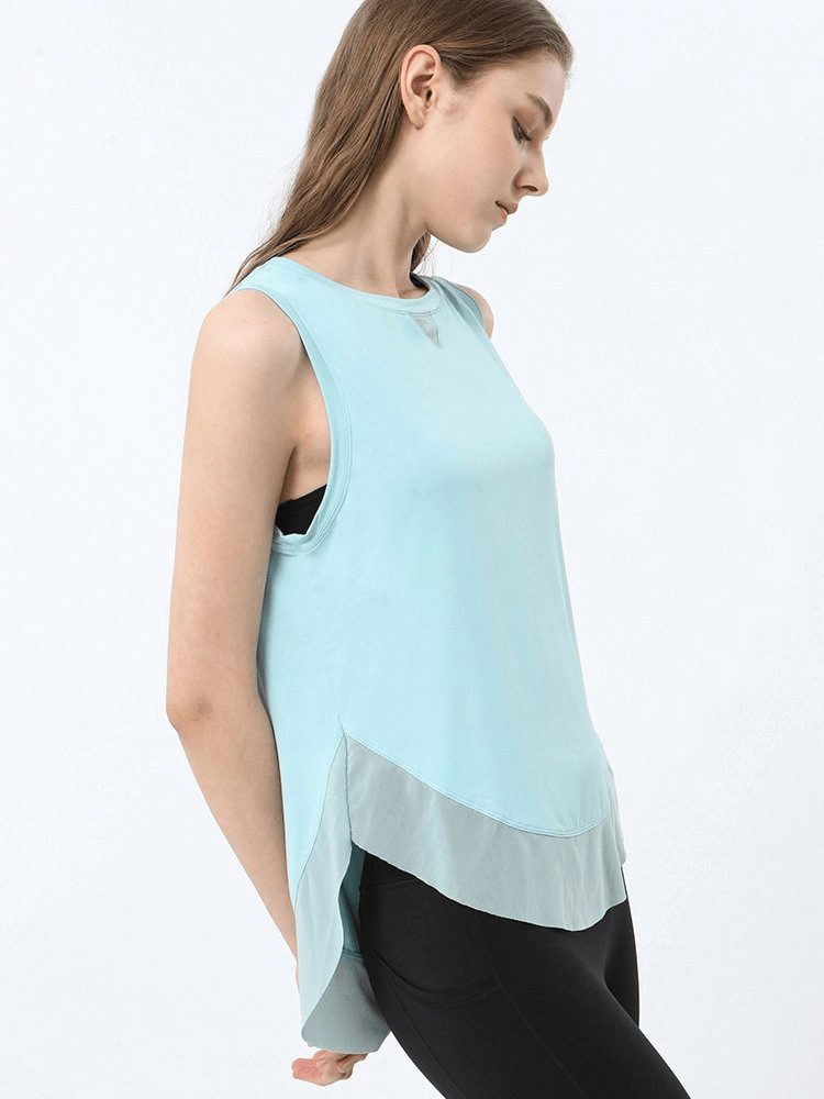 Leichtes, schnell trocknendes, ärmelloses Sport-T-Shirt für Damen – SF1054 