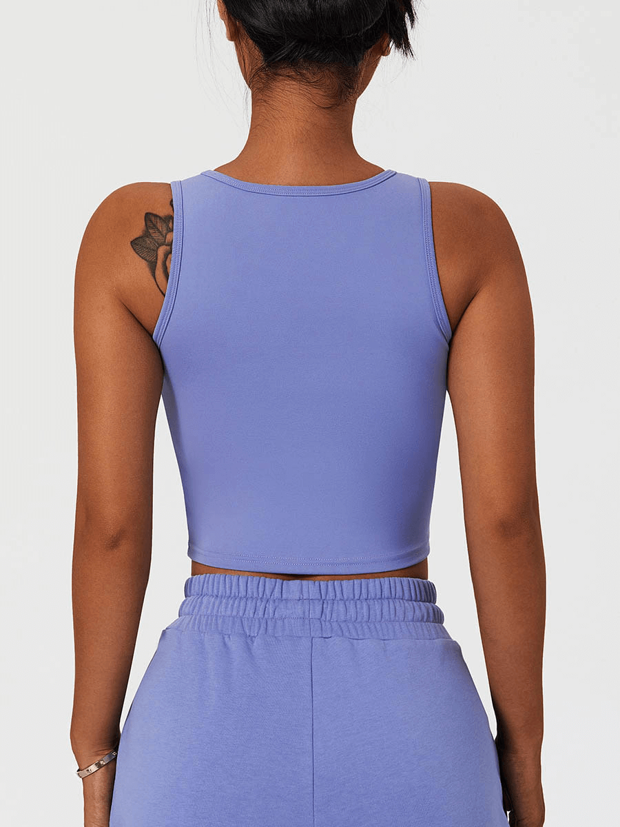 Women's Sexy Yoga Tank Top with Hollow Out / Fitness Sleeveless Clothes - SF0991
