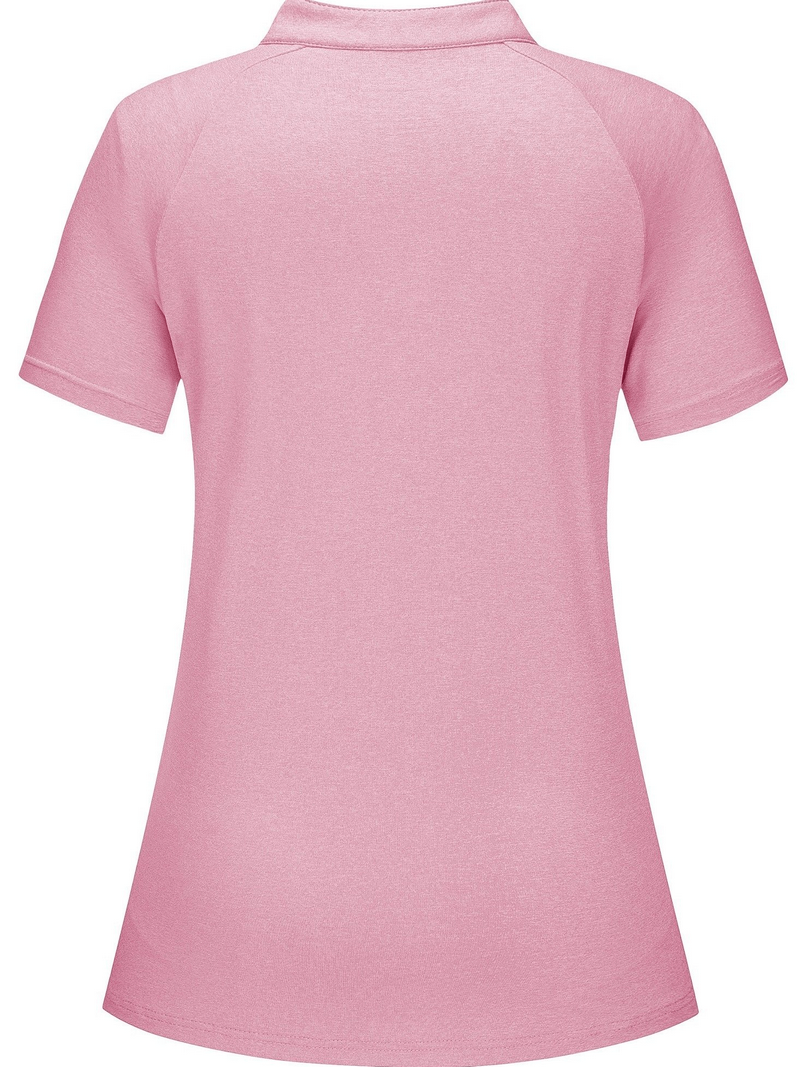 Sport-T-Shirt für Damen / modisches T-Shirt mit V-Ausschnitt / schmales Kurzarm-T-Shirt - SF0024 