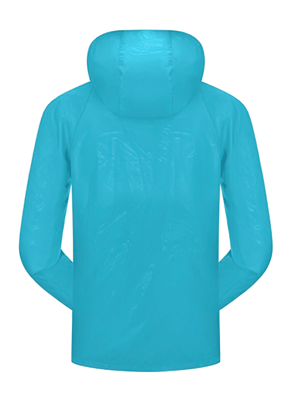 Wasserdichte, schnell trocknende Windjacke / Sonnenschutzjacke mit Reißverschlusstaschen für Damen – SF0008 