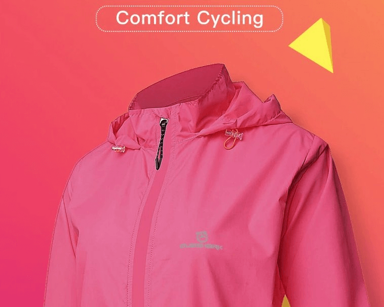 Vestes de vélo imperméables et réfléchissantes pour femmes à manches longues - SPF0135 
