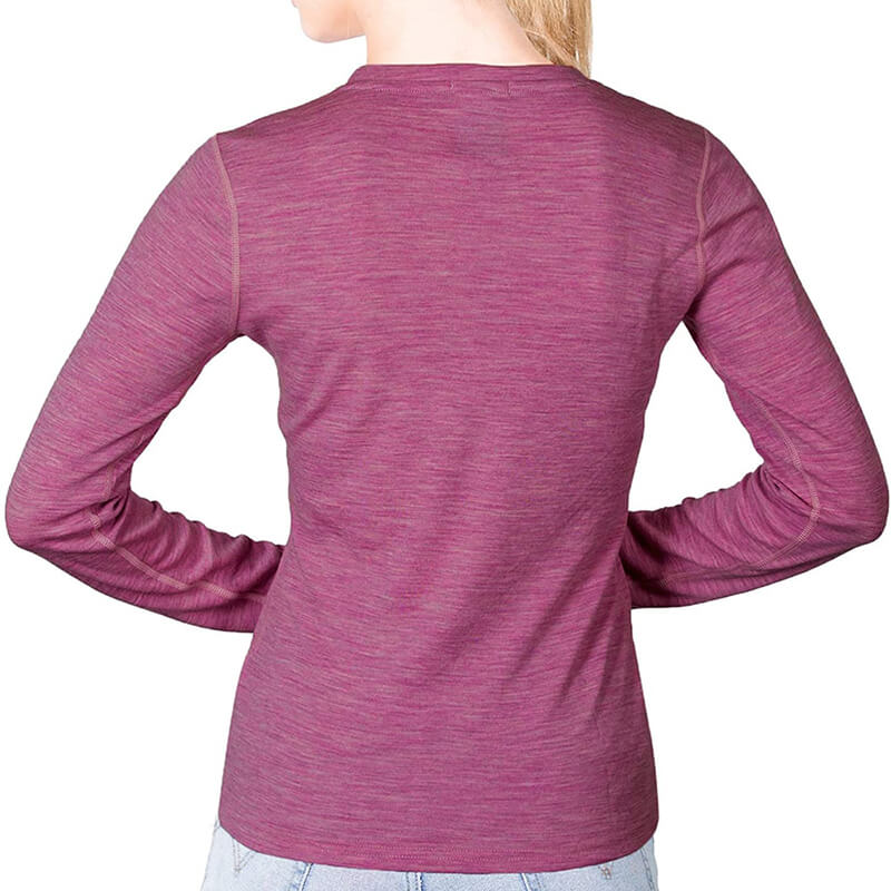 Wool Base Layer for Women / Long Sleeves Thermal Underwear - SF0757