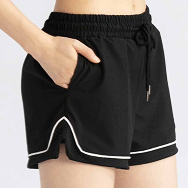 Workout Shorts with Adjustable Drawstring for Women - SF0109