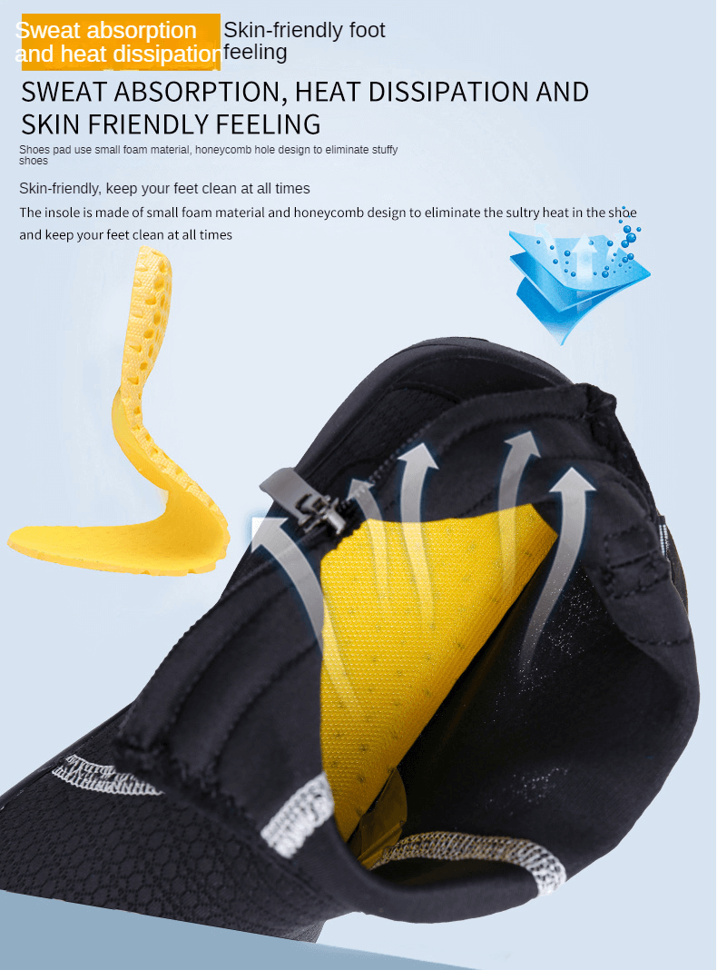 Atmungsaktive Wasserschuhe mit Reißverschluss zum Schwimmen / Outdoor-Sport-Turnschuhe – SF1191 