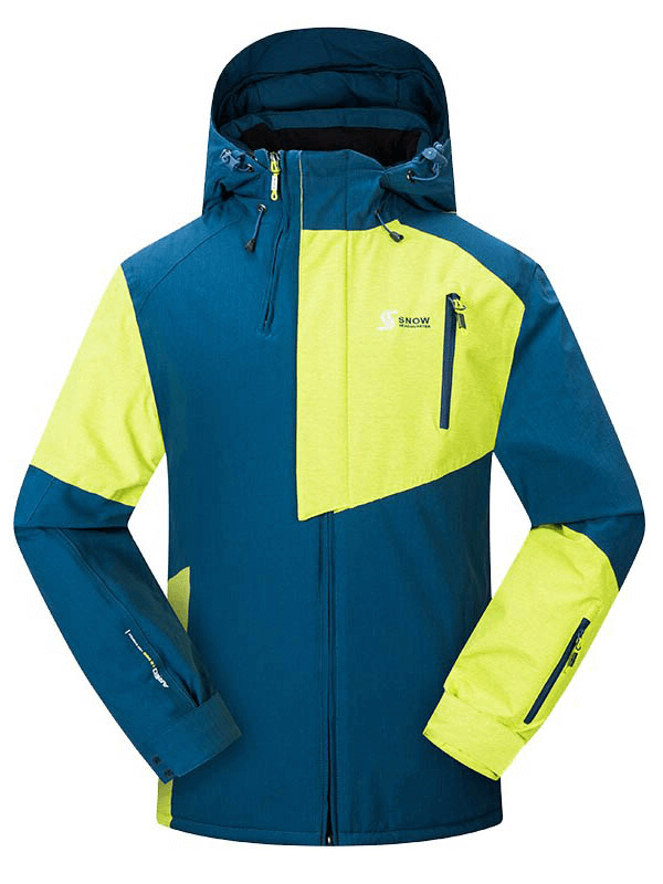 Veste de ski et de snowboard imperméable à fermeture éclair avec poches intérieures - SPF0915 